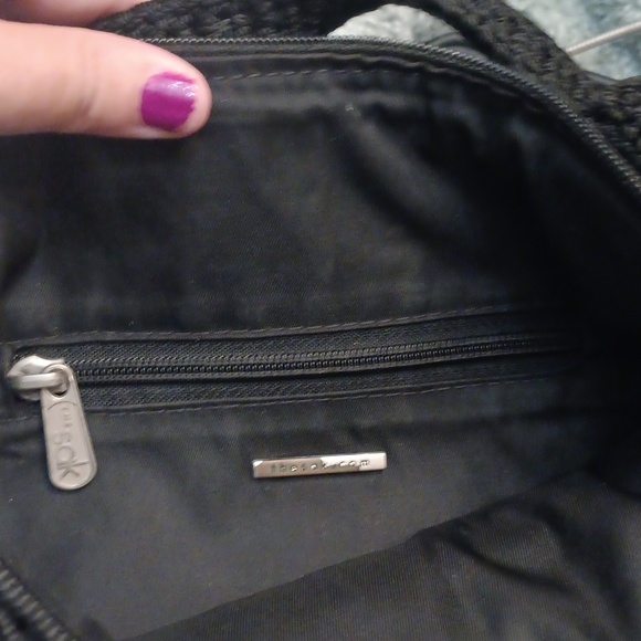 The Sak black handbag shoulderbag - Picture 7 of 9